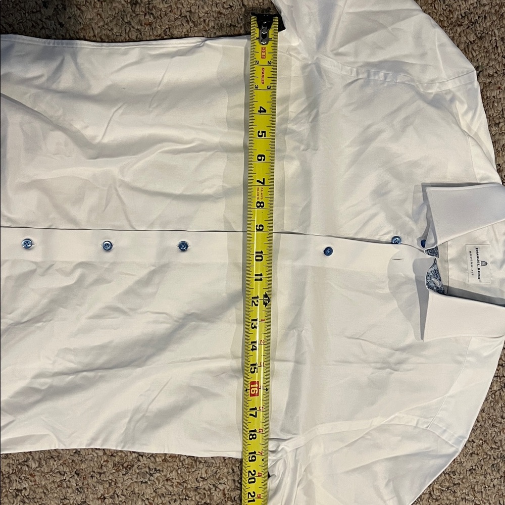 Emanuel Berg Men's Modern Fit Dress Shirt - Picture 6 of 9